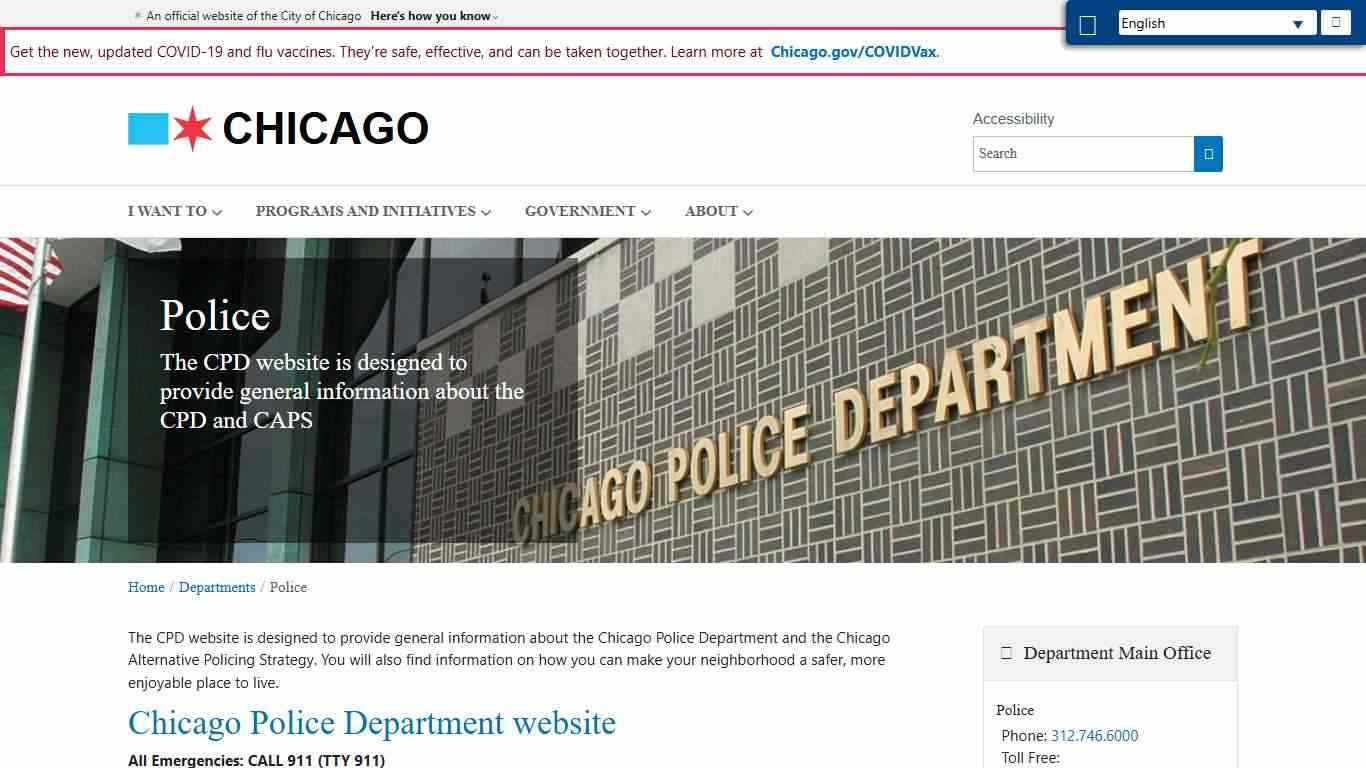 City of Chicago :: Police